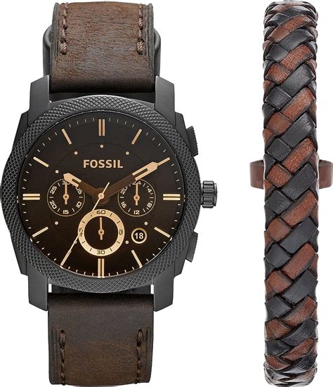 Mens Leather Watches Fossil