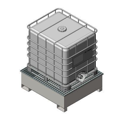 Vasca Di Raccolta Multiuso Eurial Per Contenitore Ibc Fusti