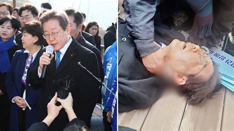 Líder da oposição sul coreana Lee Jae myung é esfaqueado no pescoço