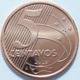 Centavos Fc Letra A Moedas E Cia