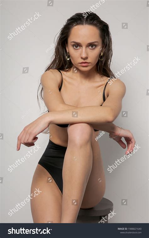 Portrait Photo Brunette Wet Hair Stock Photo Shutterstock