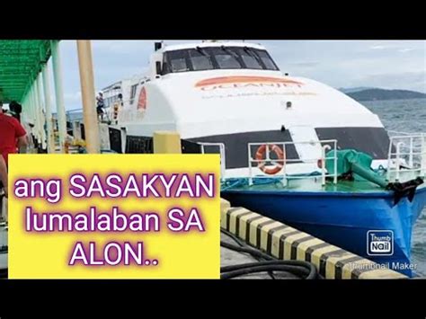 ANG LAKI NG ALON KAYANG KAYA NG OCEAN JET Pauwi Sa Cavite Grabe Ng