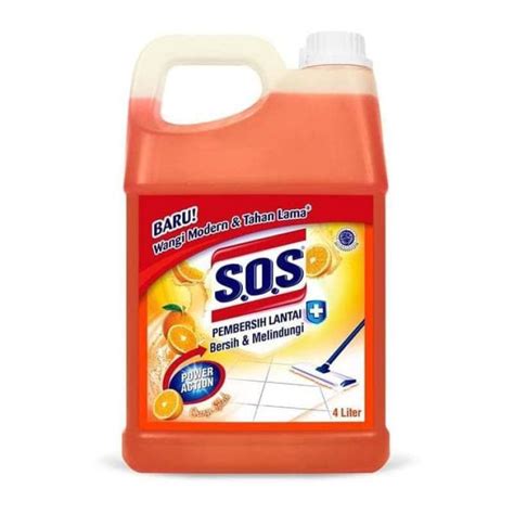 promo sos pembersih lantai orange  liter jerigensos floor cleaner