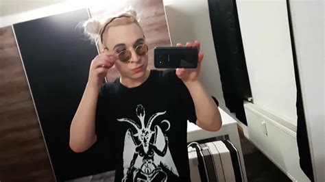 Hot Blond Satan Trans Baphomet Amotharis Femboy Girl Demon Shemale