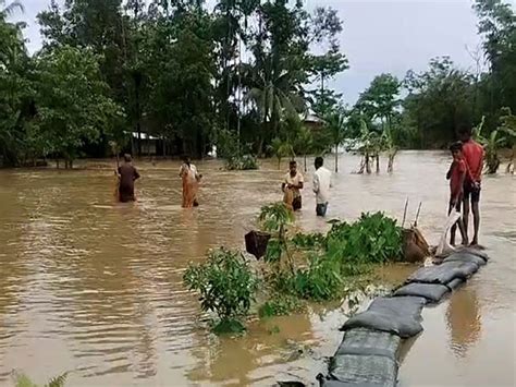 Assam More Than 41000 People Affected In Floods After Cyclone Remal