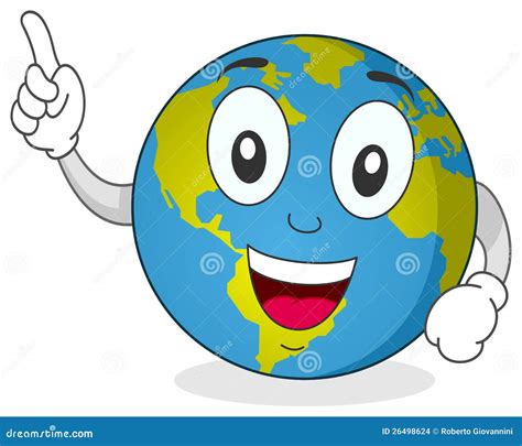 Car Ter Feliz Da Terra Ilustra O Do Vetor Ilustra O De Globo