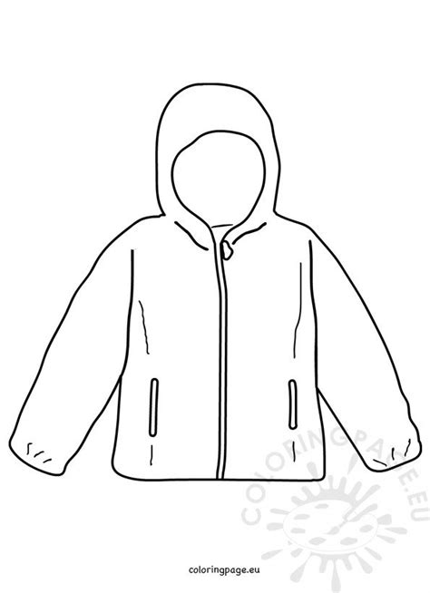 Winter Jacket Coloring Page Coloring Pages