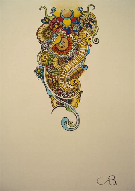 Henna Inspired Shoulder Tattoo By Stickyriceplatter On Deviantart