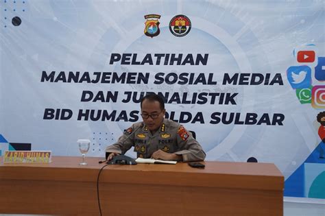 Tingkatkan Kemampuan Pengelolaan Media Bid Humas Polda Sulbar Gelar