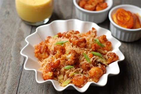 Gobi Manchurian Fried Rice Yummy O Yummy