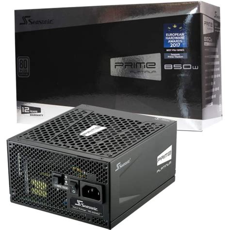 Seasonic PRIME PX-850, 850W 80+ Platinum, Full Modular, Fan Control in ...