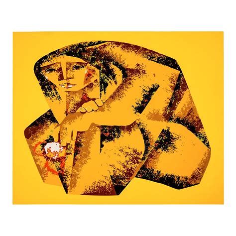 Jorge Dumas Espera Female Nude Lithograph Chairish