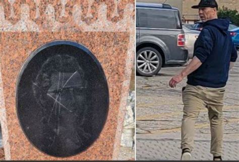 Police Seek Riel Gravestone Vandal Winnipeg Free Press