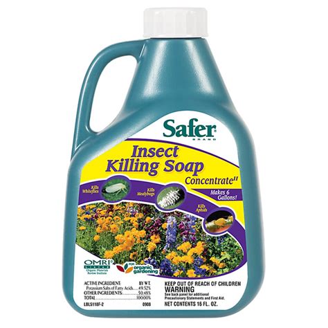 Safer Brand 5118 Insect Killing Soap 16 Ounce Concentrate Mèo Mơ