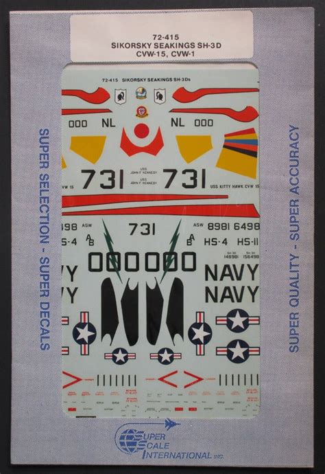 Superscale Decal Nd Scale Sikorsky Seaking Sh D Decal Sheet No