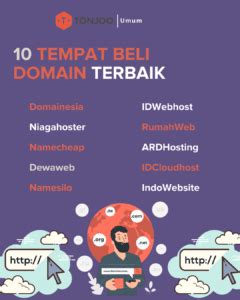 Rekomendasi Tempat Beli Domain Terbaik Terpercaya