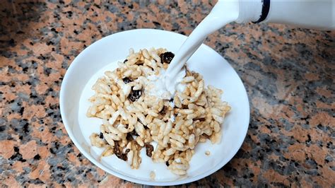 Homemade Rice Puff Cereal Healthy Breakfast Cereal Naush Kitchen Routine