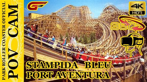 Stampida Bleu On Ride Pov Cam Portaventura Youtube