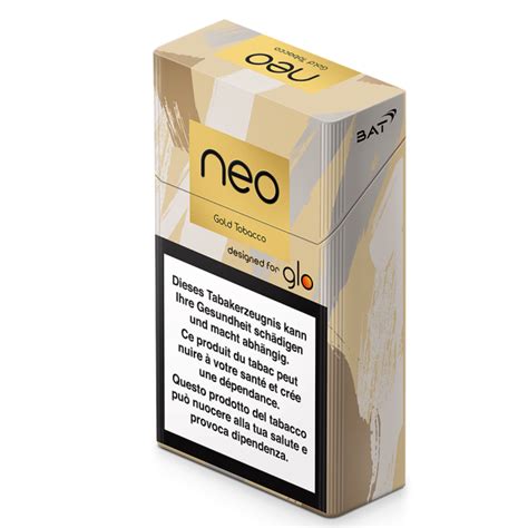 Neo Gold Tobacco Tabak Sticks Zum Erhitzen Glo Schweiz