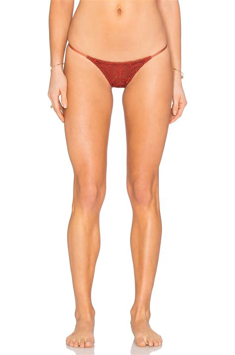 Blue Life Tribal Skimpy Bikini Bottom In Rust Revolve