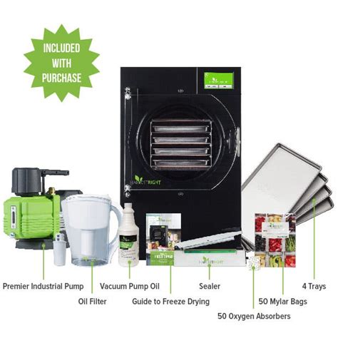 Harvest Right Home Pro Freeze Dryer Small Black With Mylar Starter Kit Direct From Growers