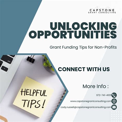 Grant Funding Tips for Non-Profits | Capstone Grant Consulting posted ...