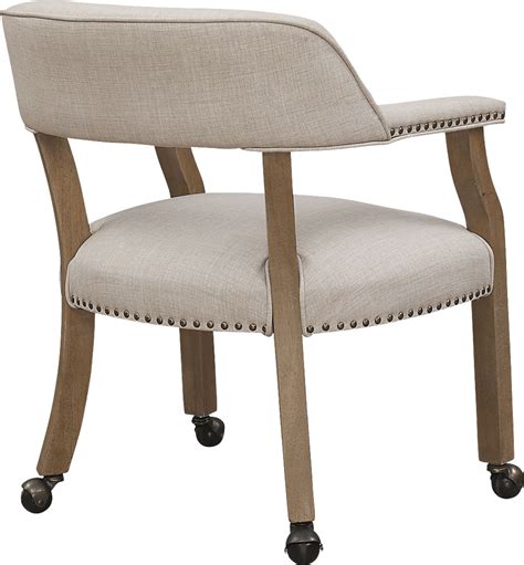 beige desk chair