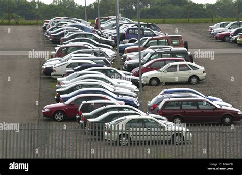 Long stay car park at Luton airport UK Stock Photo - Alamy