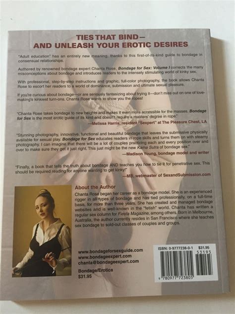 Bondage For Sex Chanta Rose Volume 1 BDSM 9780977723805 EBay