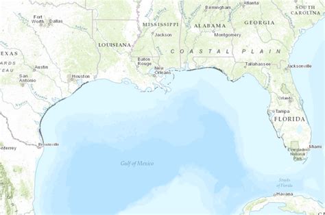 gulf  mexico barrier islands data basin