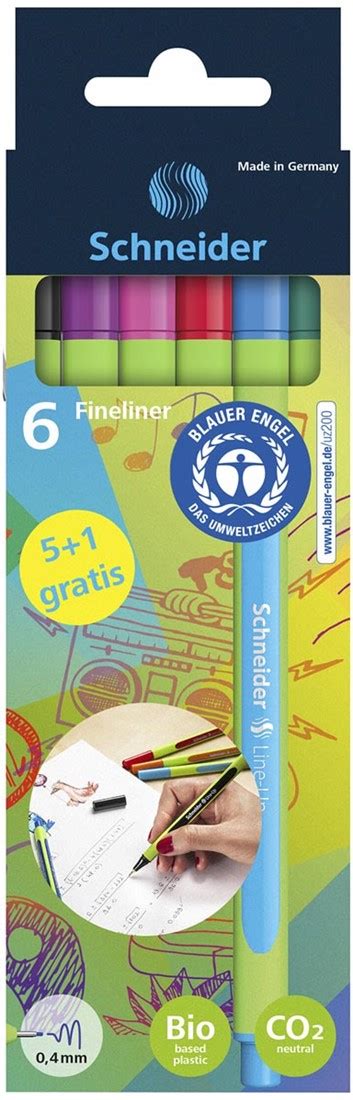 Schneider Line Up Fineliner Mm Gratuit Assorti Bij Vindiq