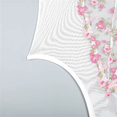 RUIYI 2024 See Through Underwear Flower Embroidery Lingerie Custom Underwear Lingerie Woman