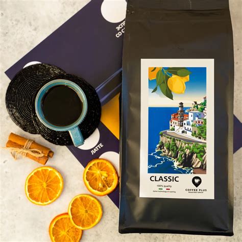 Свежеобжаренный Кофе Classic в зернах Coffee Plus