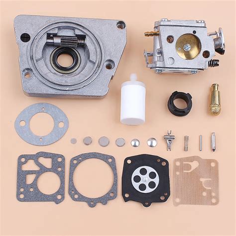 Carburetor Carb Oil Pump Worm Gear Kit Diaphragm Kit For Husqvarna