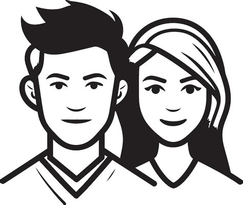 Premium Vector | Expressive Moments Crafting Couple Dynamics