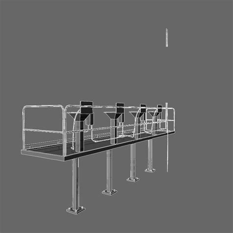 Standing Platform Prop 3d Model 69 Fbx Max Ma Unknown Obj Free3d