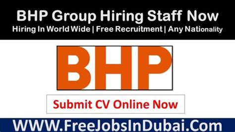 BHP Careers Jobs Opportunities Available Now - JobsInDubai