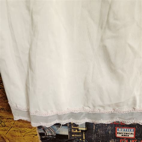 Vintage Lorraine Lingerie Lace Ivory Slip Dress Size Etsy