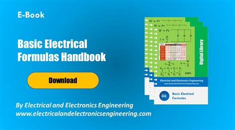 Basic Electrical Formulas Handbook Electrical And Electronics Engineering