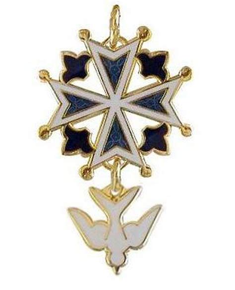 Enamel Huguenot Cross | Aluminio