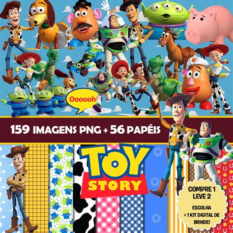 Kit Digital Toy Story Elo Produtos Especiais