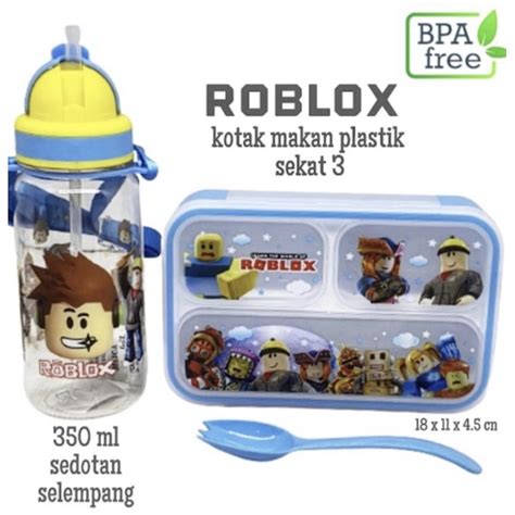 Roblox Lunch Box Set And Roblox Bpa Free Drinking Box Ready Lunchbox