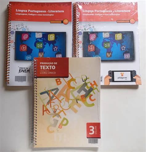 Livro De Portugues 3 Ano Ensino Medio - Livro Língua Portuguesa, Literatura - Ensino Médio 3 Volumes | MercadoLivre