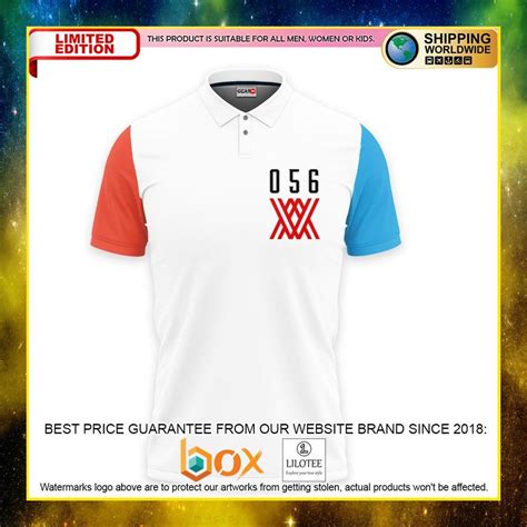 HOT Goro Code 056 Darling In The Franxx Anime 3D Polo Shirt Express Your Unique Style With