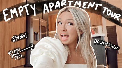 Empty Apartment Tour Downtown Studio Apartment Post Grad Living