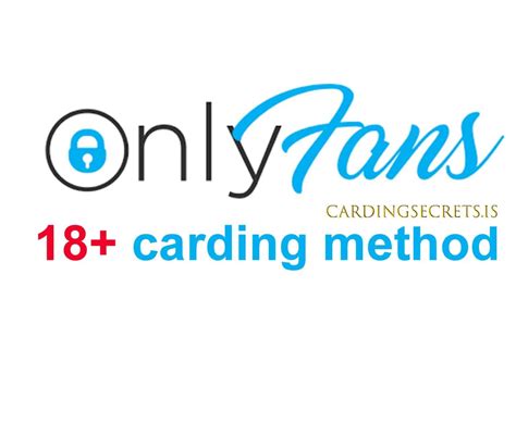 Stop Simping Onlyfans Carding Method Carding Methods