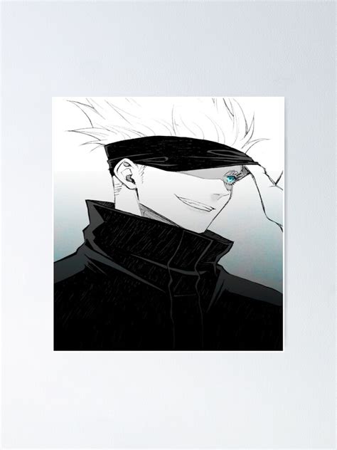 Jujutsu Kaisen Satoru Gojo Poster For Sale By Christiansee Redbubble