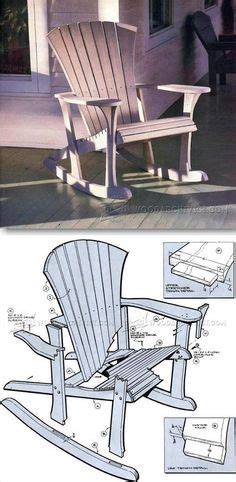 Adirondack Rocking Chair Plans Outdoor Furniture Plans Projects