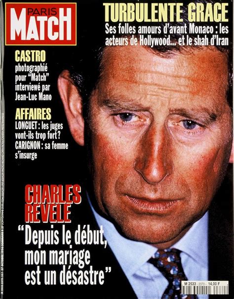 Le Prince Charles En Couverture De Match