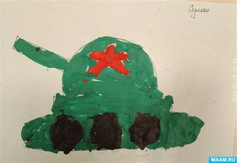 Занятие по рисованию в технике пластилинографии «Танк» (3 фото ...